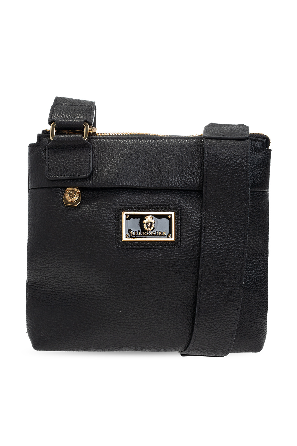 Shoulder bag with logo Billionaire - leather handbag rick